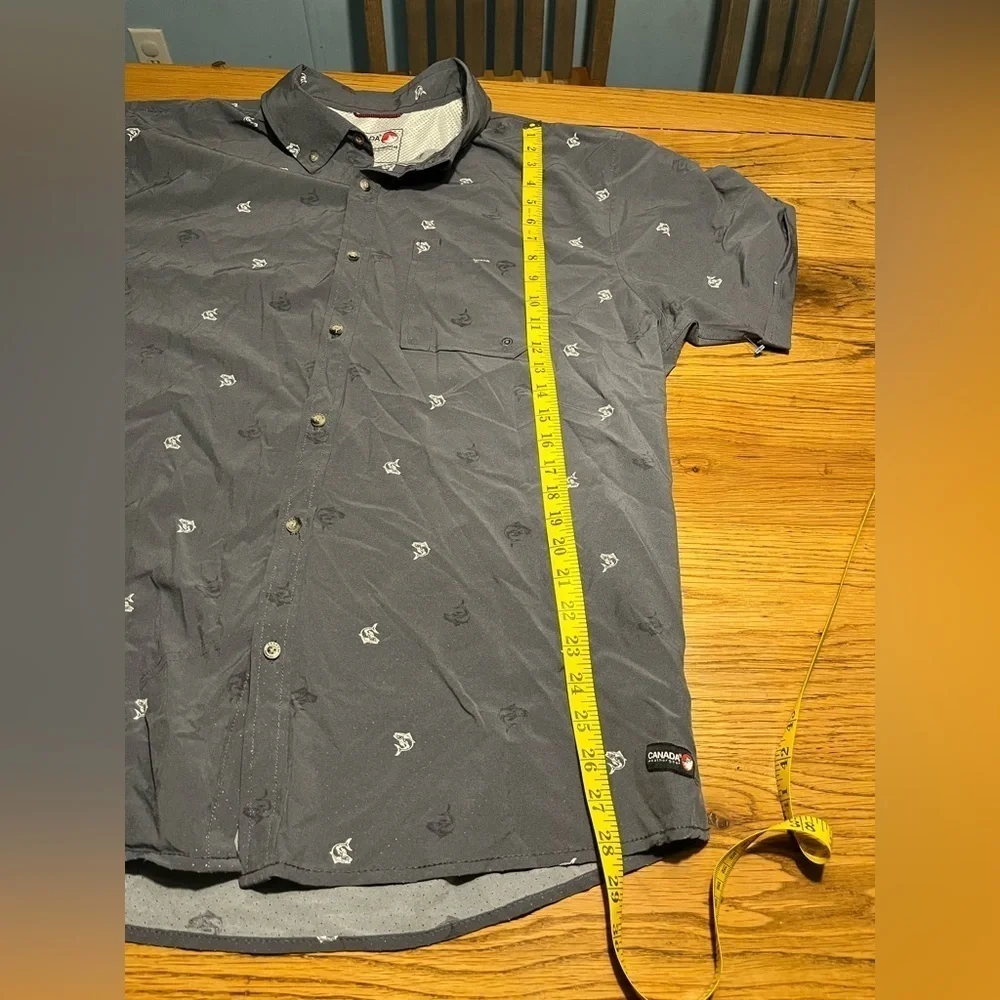Canada Weathergear Men's Dark Gray Short Sleeve Shirt XXL